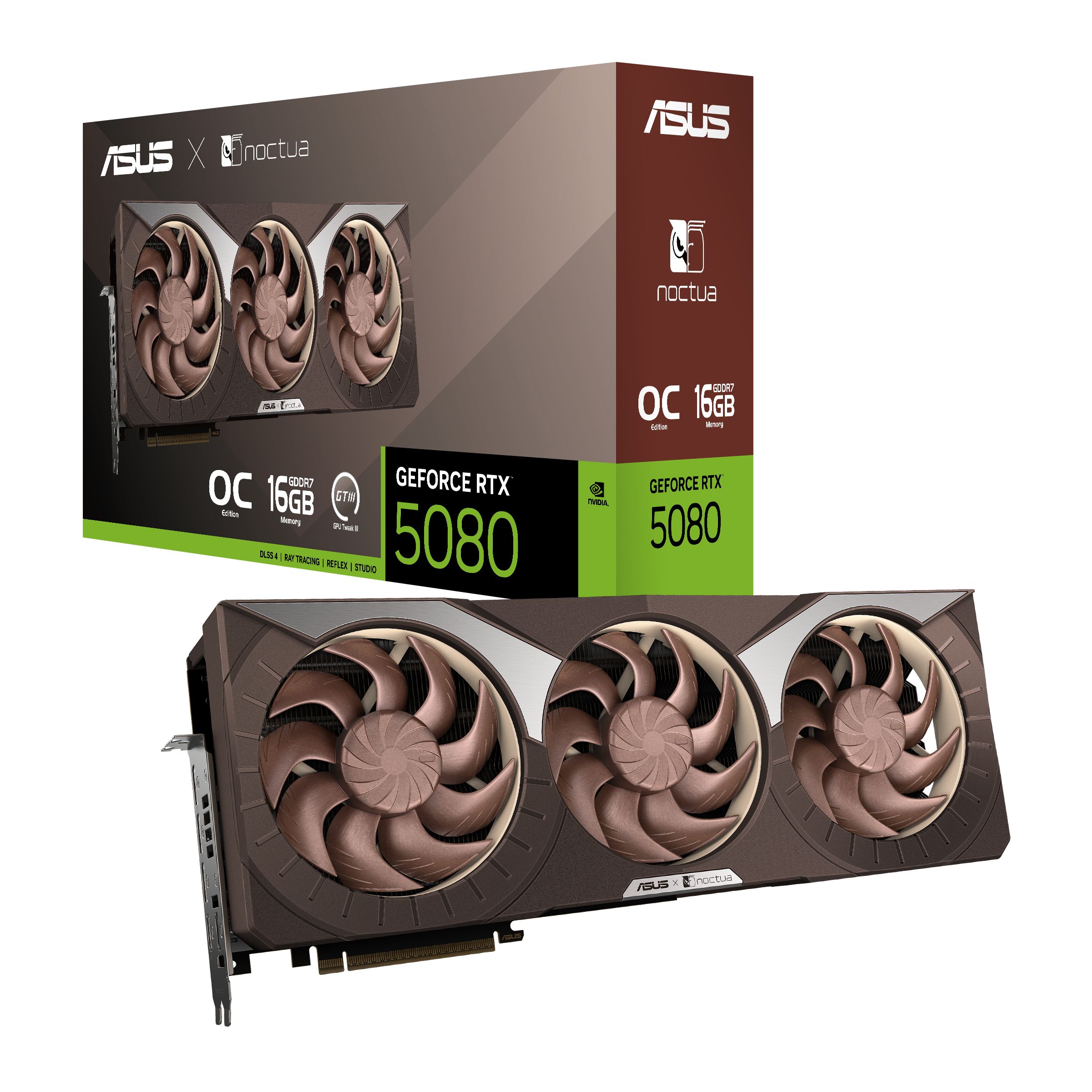 VGA PCIE16 RTX5080 16GB GDDR7/RTX5080-O16G-NOCT...