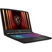Laptop MSI Katana 15 HX B14WEK 9S7-1587C1-260, 15.6 inch 2560 x 1440, Intel Core i7-14650HX (16 C / 24 T, 2.2 GHz - 5.2 GHz, 30 MB cache, 45 W), 16 GB DDR5, 512 GB SSD, Nvidia GeForce RTX 5050, Fara sistem de operare, Tastatura US, Black