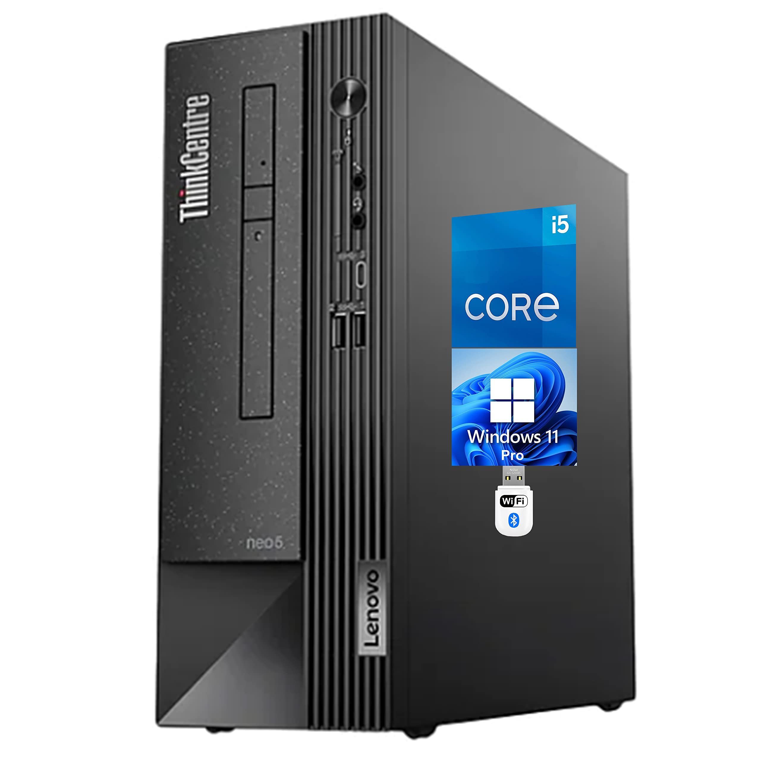 Desktop PC Lenovo ThinkCentre neo 50t Gen 5, Intel Core i5-14400 (10 C / 16 T, 2.5 GHz - 4.7 GHz, 9.5 MB cache), 16 GB RAM, 256 GB SSD, Intel UHD Graphics 730, Windows 11 Pro