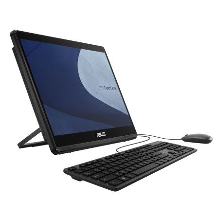 All-In-One Asus Essential E1600WKAT-BMR167M, 15.6 inch 1920 x 1080, Intel Celeron N4500 (2 C / 2 T, 1.1 GHz - 2.8 GHz, 4 MB cache, 6 W), 8 GB DDR4, 256 GB SSD, Intel UHD Graphics 0 GB, Free DOS, Negru