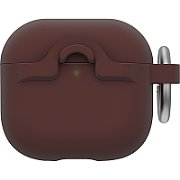 OB HEADPH CASE FOR APPLE AIRPOD/(4TH GEN) WELL RED - BROWN