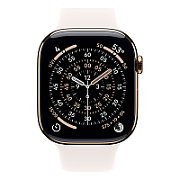 Apple Watch S11 Cellular 46mm Gold Titanium Case with Light Blush Sport Band - M/L