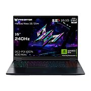 Laptop Acer Predator Helios Neo 16S AI NH.QX7EL.002, 16 inch 2560 x 1600, Intel Core Ultra 9 - 275HX (N/A C / N/A T, N/A - N/A, N/A cache, N/A), 32 GB DDR5, 1 TB SSD, Nvidia GeForce RTX 4070, Windows 11 Home, Tastatura US, Negru