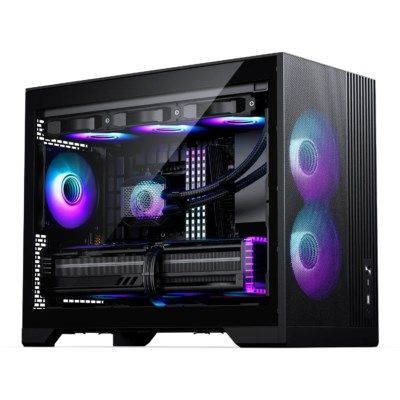 PHANTEKS XT M3 PC Case  Mini Case  mATX  RGB  Tempered Glass - including 3x 120 mm fans  black