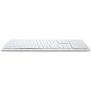 CLEVETURA CLVX 1 Touch-On-Keys AI Wireless Keyboard, ANSI US Mac layout, Scissor Switches, Aluminum Chassis, Interactive RGB, Mac/iPad/AppleTV/PC support