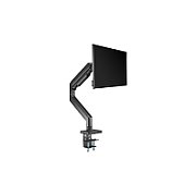 Braț de birou singular cu clemă și arc mecanic 1x LCD max. 49  20kg, VESA: 75x75, 100x100, negru