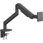 Braț de birou singular cu clemă și arc mecanic 1x LCD max. 49  20kg, VESA: 75x75, 100x100, negru