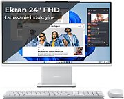 All-In-One Lenovo IdeaCentre 24IRH9 AIO, 23.8 inch 1920 x 1080, Intel Core i5 -13420H (8 C / 12 T, 2.1 GHz - 4.6 GHz, 12 MB cache, 95W), 16 GB DDR5, 512 GB SSD, Intel UHD Graphics 0 GB, Windows 11 Pro / Poloneza, Cloud Grey