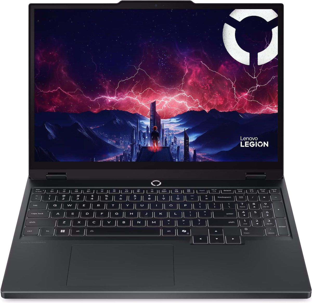 Laptop Lenovo Legion 5 15AHP10 83M0002HPB, 15.1 inch 2560 x 1600, AMD Ryzen 7 260 (8 C / 16 T, 3.8 GHz - 5.1 GHz, 40 MB cache, 45 W), 16 GB DDR5, 512 GB SSD, nVidia GeForce RTX 5060, Fara sistem de operare, Tastatura US, Eclipse Black