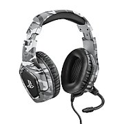 Casti gaming Trust GXT 488 Forze cu fir, lungime cablu 120 cm, frecventa raspuns 20 Hz, 20.000 Hz, sunet stereo, frecventa raspuns microfon 50 Hz, 10.000 Hz, pentru PS4 si PS5, gri