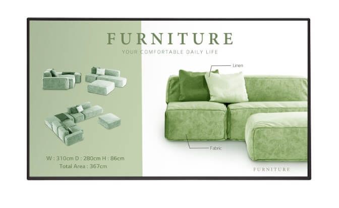 Display profesional LG 49UM5N-H, 49 , 500 nit, 4K 3840 x 2160, 24/7