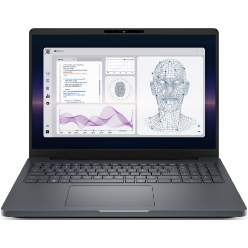 Laptop Dell Pro Max 16 Plus MB16250, 16 inch 1920 x 1200, Intel Core ultra 7 265HX (20 C / 20 T, 2.3 GHz - 5.3 GHz, 30 MB cache, 55 W), 32 GB DDR5, 1 TB SSD, Nvidia RTX Pro 3000, Ubuntu, Tastatura English International, N/A