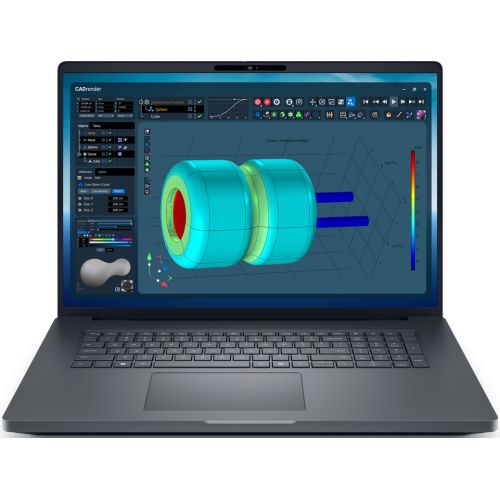 Laptop Dell Pro Max 18 Plus MB18250, 18 inch 2560 x 1600, Intel Core ultra 7 265HX (20 C / 20 T, 2.3 GHz - 5.3 GHz, 30 MB cache, 55 W), 32 GB DDR5, 512 GB SSD, Nvidia RTX PRO 1000 Blackwell, Ubuntu, Tastatura English International, N/A