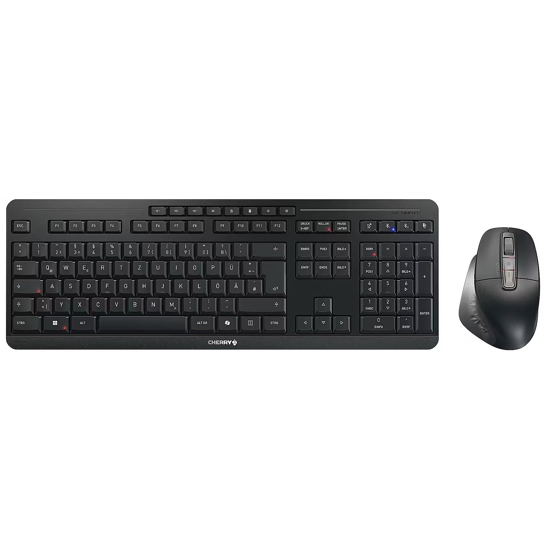 CHERRY Desktop STREAM DESKTOP ULTIMATE WL AES [DE] black BT Deutschland