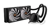 HydroGlance 240 ARGB LCD, Racire cu lichid, AIO 240mm, Intel/ AMD, Negru