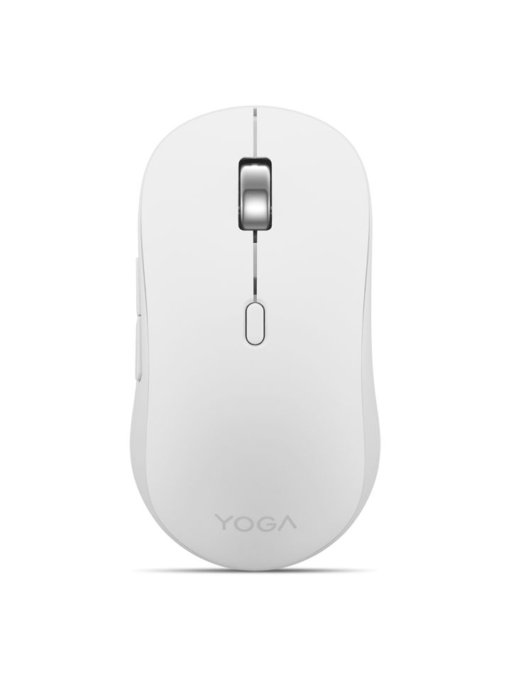 Mouse silentios Bluetooth Lenovo Yoga pana la 4000DPI tip: full size ambidextru senzor: IR optic numar de butoane: 6 (programabile) conectivitate: Bluetooth 5.3, se poate conecta la 3 dispozitive greutate: 88g compatibil cu Windows 10, Windows 11 include 1 x baterie de tip AA culoare: alb