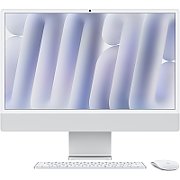 All-In-One Apple iMAC MWUU3RO/A, 24 inch 4480 x 2580, Apple M4 10-core (10 C / 10 T, 3.5 GHz - 4.4 GHz, 16 MB cache, 35 W), 16 GB LPDDR5x, 256 GB SSD, Apple M4 10-core 0 GB, macOS Sequoia, Argintiu