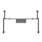 AG NEOVO DUŻY WÓZEK DO MONITORA 55-86 /100 KG