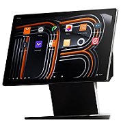 Elo E-Series 3, without stand, 39.6 cm (15,6''), Full HD, USB, USB-C, RS232, BT, Ethernet, Intel Celeron, SSD, kit (RS232), black