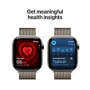 Apple Watch S11 Cellular 42mm Natural Titanium Case with Natural Milanese Loop