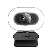 CAM PLUS, Full HD, Microfon, FOV 80, Ring light, Negru, SPCW-CLFH221.11