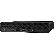 Desktop PC HP ProDesk 4 Mini G1i Mini PC, Intel Core Ultra 5 225T (10 C / 10 T, 1.9 GHz - 4.9 GHz, 20 MB cache, 35 W), 16 GB DDR5, 512 GB SSD, Fara unitate optica, Intel Graphics Partajata, 90 W - adaptor extern, Windows 11 Pro