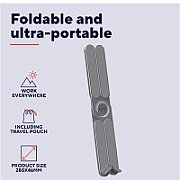 Stand laptop Trust Macy Foldable, ajustabil pe inaltime: 7 trepte, , dimensiune maxima laptop 17 , greutate maxima suportata 20kg, material aluminiu