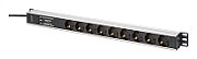DIGITUS PDU 9-fach 19  Alu. 1HE 2m schwarz