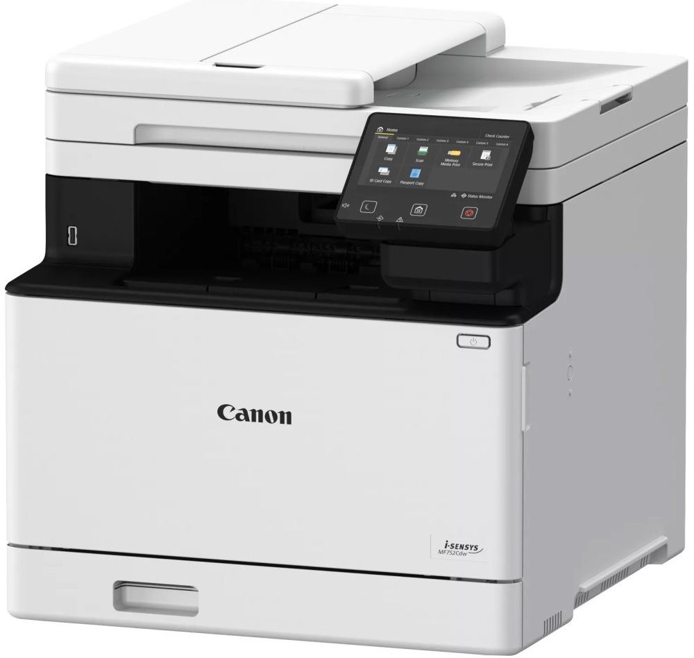 CANON MF752CDW II A4 COLOR LASER MFP, Functii: Printare, Copiere, Scanare, Viteza: 33ppm, Rezolutie:  1200 x 1200 dpi, Duplex, FPO: 14 sec., Limbaje printare: UFRII, PCL 5c1, PCL6, Copiere: 33ppm, Rezolutie: 600 x 600 dpi, DADF, pana la 999 copii, Zoom: 25-400%, Scanare: Rezolutie: 600 x 600 dpi