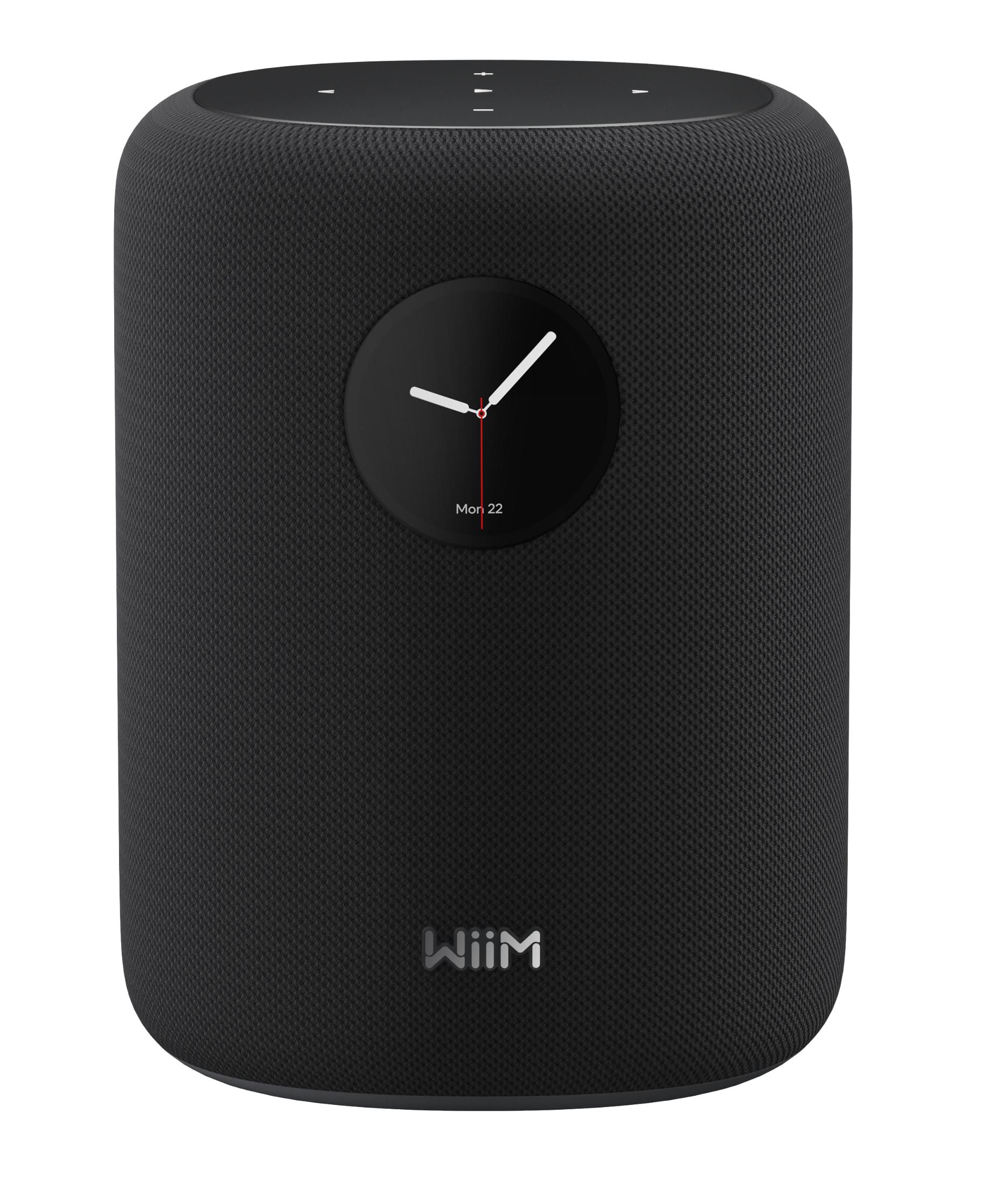 Boxa activa WiiM Sound cu ecran touch, 100W, negru