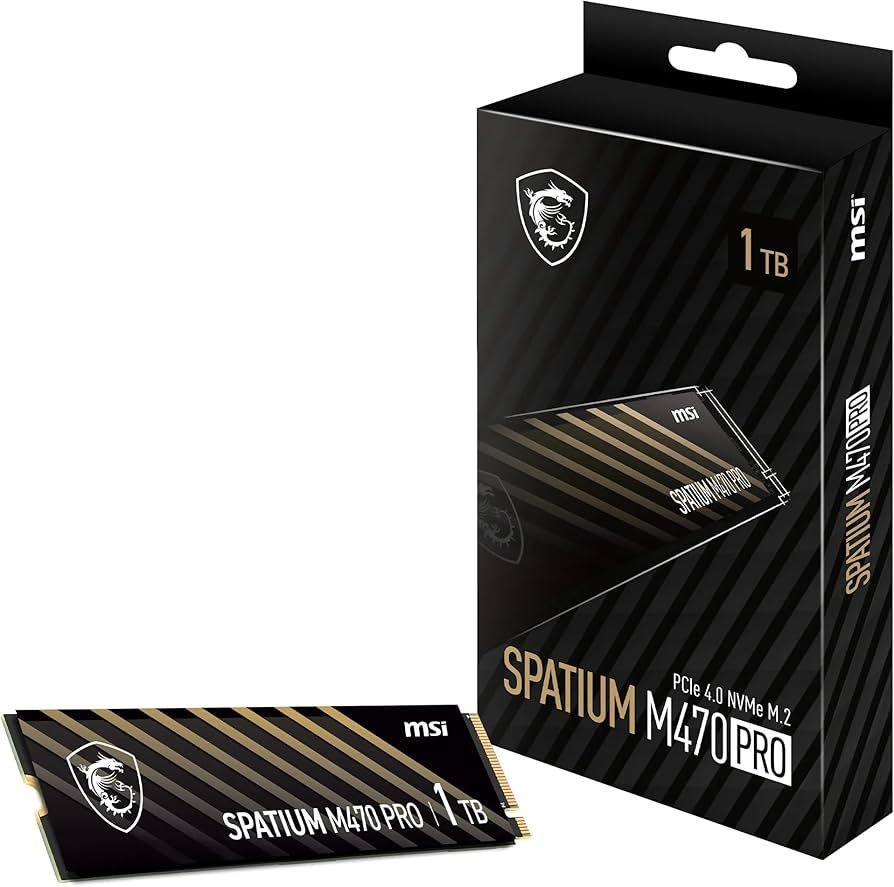 SSD MSI SPATIUM M470 PRO 1 TB PCIe 4.0 x4 M.2 2280