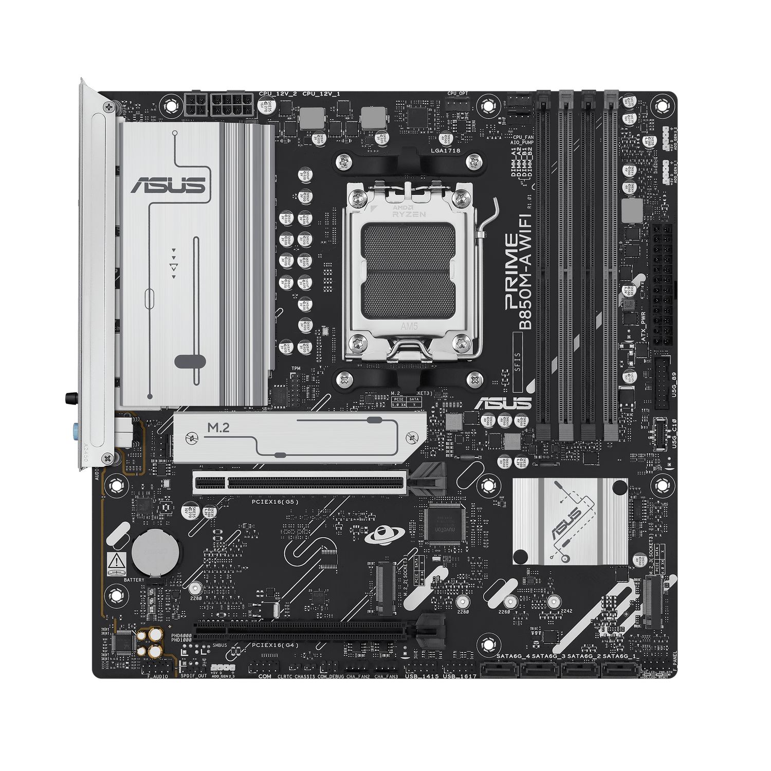 MB AMD B850 SAM5 MATX/PRIME B850M-A WIFI ASUS