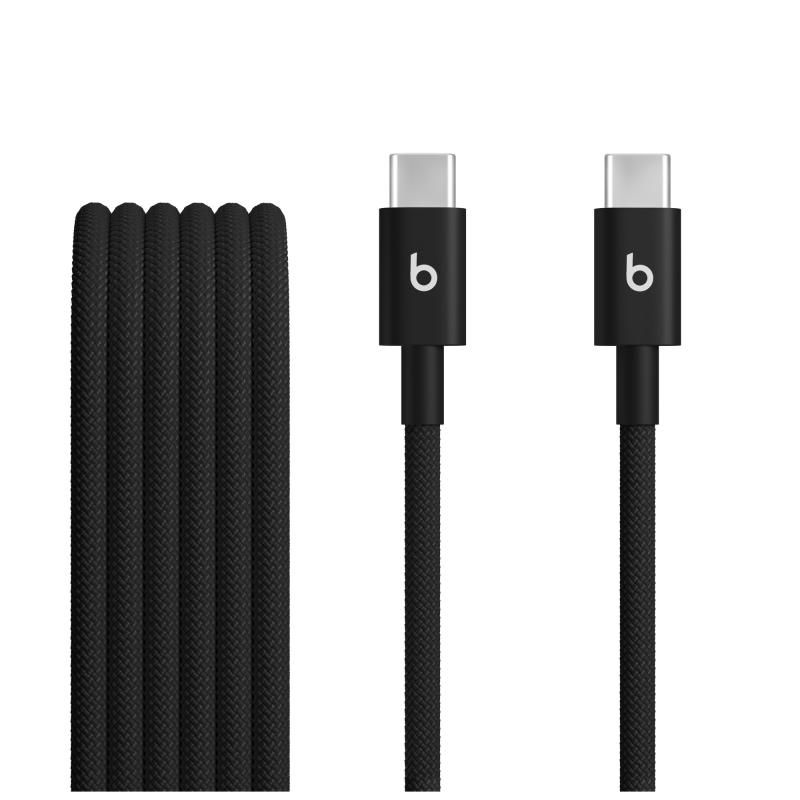 Cablu alimentare si date OEM  USB Type-C (T), 1.5 m, negru, cablu cu impletire din bumbac