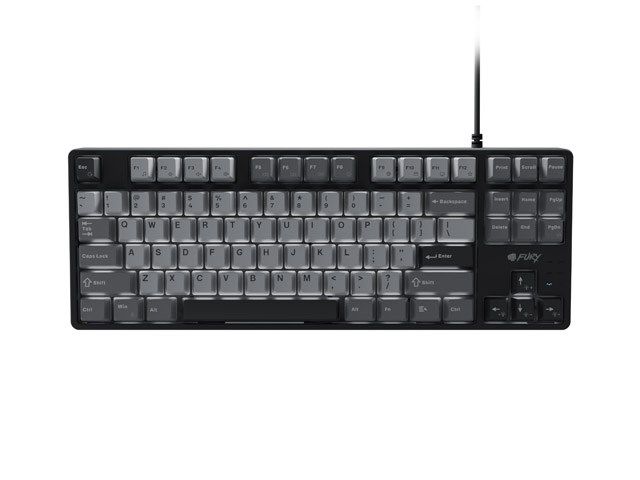 Tastatura gaming mecanica cu fir Fury Kanabo K2 TKL (80%), iluminare, lungime cablu 160cm, gri-negru