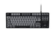 Tastatura gaming mecanica cu fir Fury Kanabo K2 TKL (80%), iluminare, lungime cablu 160cm, gri-negru