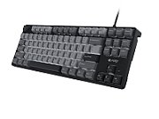 Tastatura gaming mecanica cu fir Fury Kanabo K2 TKL (80%), iluminare, lungime cablu 160cm, gri-negru