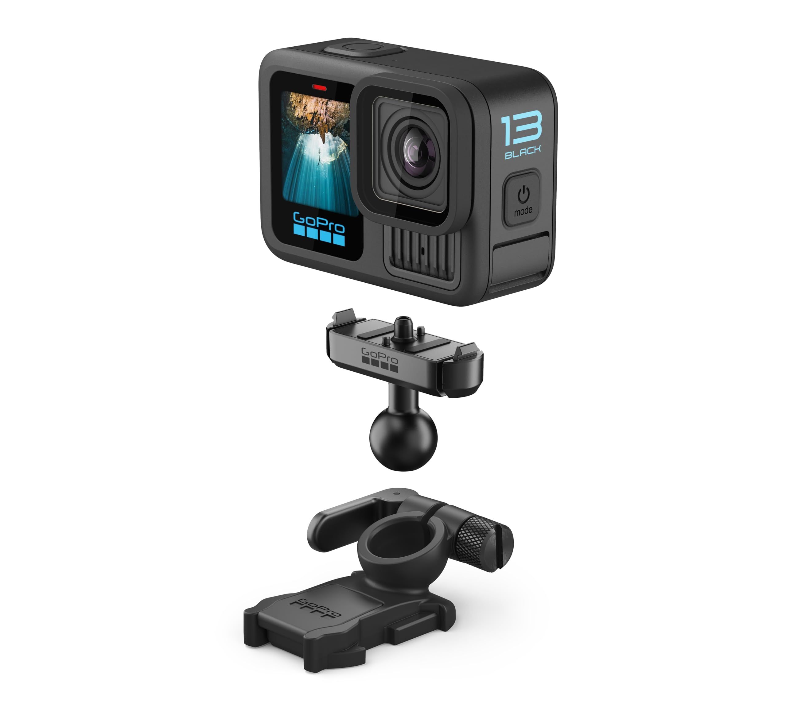 Prindere ajustabila magnetica pentru GoPro H13BLatch Ball Joint