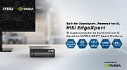 MSI AI EdgeXpert MS-C931 ARM Cortex-X925 10Core + ARM Cortex-A725 10Core 128GB LPDDR5x SSD4TB M.2 NVMe NVIDIA GB10 Grace Blackwell Superchip 1000 AI TOPS (FP4  Sparse) WiFi7 10GbE NVIDIA DGX OS