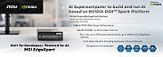 MSI AI EdgeXpert MS-C931 ARM Cortex-X925 10Core + ARM Cortex-A725 10Core 128GB LPDDR5x SSD4TB M.2 NVMe NVIDIA GB10 Grace Blackwell Superchip 1000 AI TOPS (FP4  Sparse) WiFi7 10GbE NVIDIA DGX OS