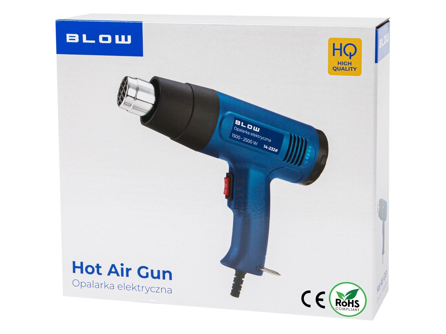 Electric heat gun 1500 / 2500W 300 - 650°C BLOW