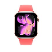 Apple Watch 46mm Sport Band: Bright Guava Sport Band - S/M (SEASONAL)
