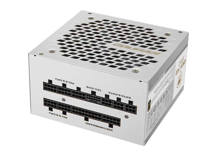 COUGAR GEXX2 850 PSU,80 plus Gold, 850W, Fully Modular, PCI-E 5.0 support, Color - WHITE