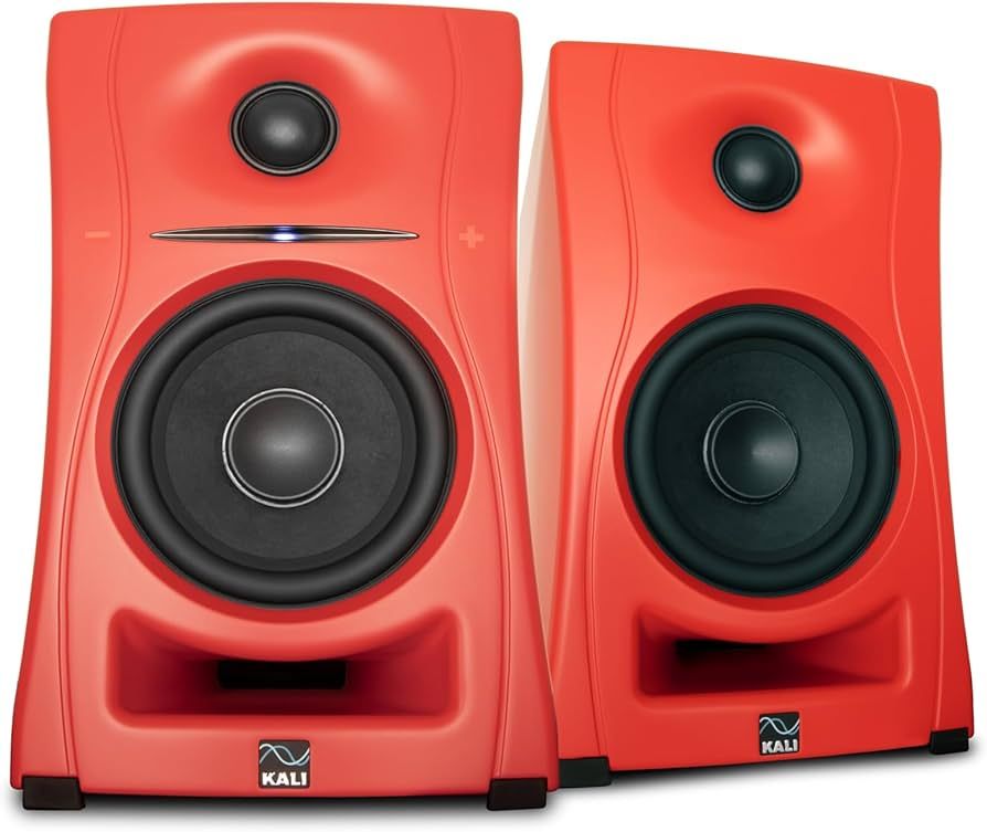KALI AUDIO LP-UNF-R - Para monitorów odsłuchowych z Bluetooth. Głośniki multimedialne  czerwone.