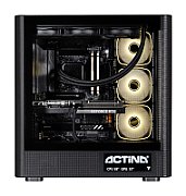 Desktop PC Actina, AMD 9900X3D (12 C / 24 T, 4.4 GHz - 5.5 GHz), 32 GB RAM, 2 TB SSD, Nvidia GeForce RTX 5090 32 GB, Fara sistem de operare