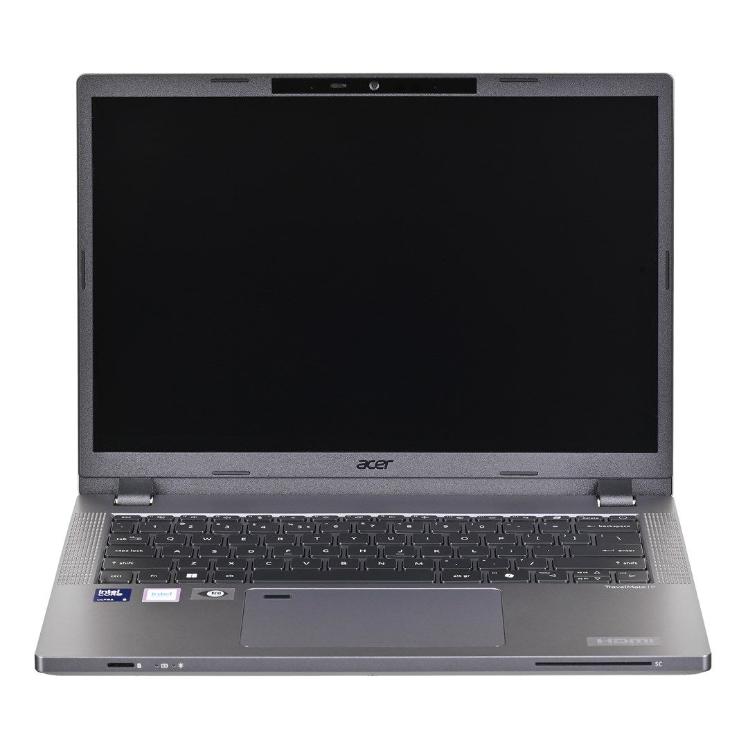 Laptop Acer TravelMate P2 TMP214-75-G3-TCO, 14 inch 1920 x 1200, Intel Core ultra 5 125H (14 C / 18 T, N/A - 4.50 GHz, 18 MB Smart Cache cache, 115 W), 16 GB DDR5, 512 GB SSD, Intel Arc Graphics, Windows 11 Pro, Tastatura US, Steel Gray