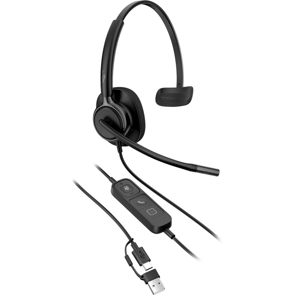 HP POLY MISSION 615 MONAURAL/USB WIRED HEADSET