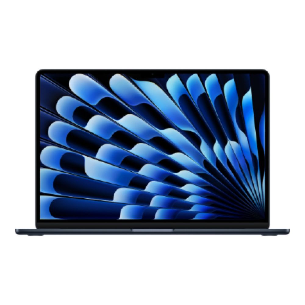 Laptop Apple MacBook Air 15 MDVH4ZE/A, 15.3 inch 2880 x 1864, Apple M5 10-core (10 C, N/A - N/A, N/A cache, N/A), 16 GB LPDDR5, 512 GB SSD, Apple M5 10-core integrat, Mac OS, Tastatura Nordic, Midnight