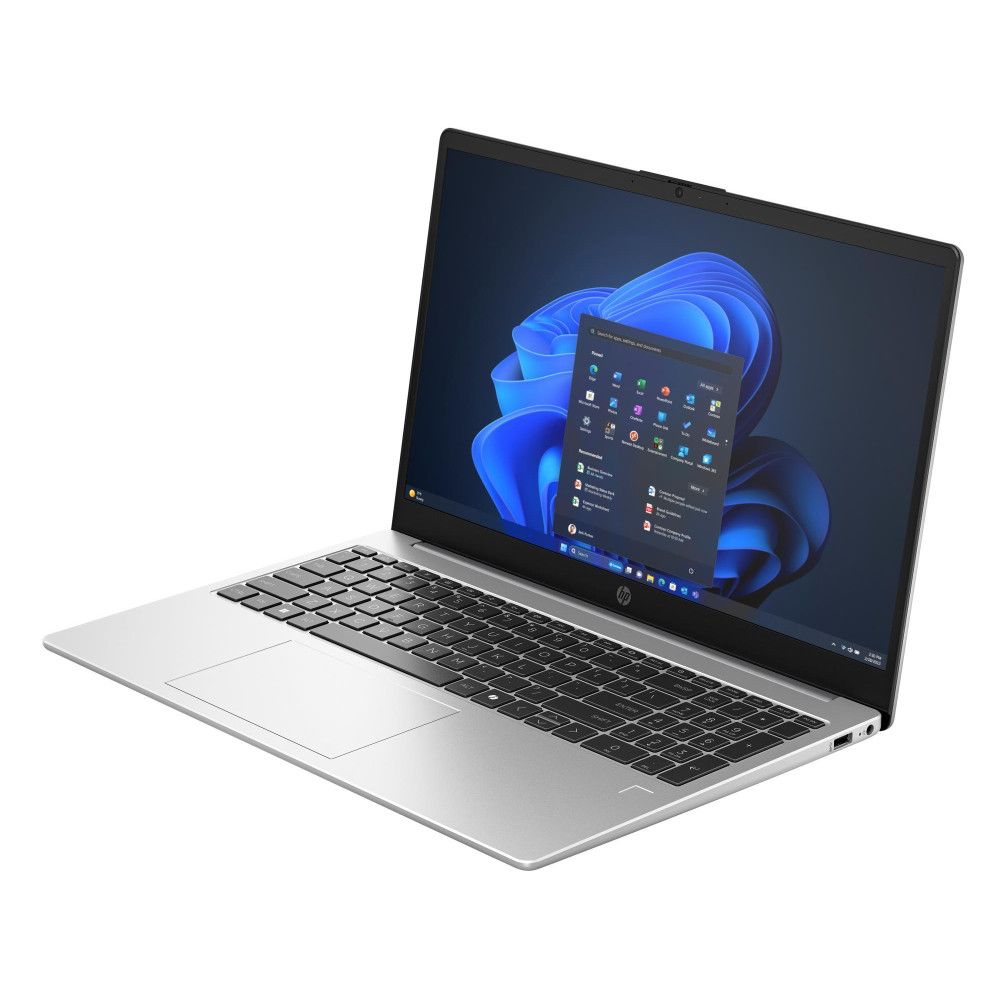 Laptop HP 255 B9YQ0ET, 15.6 inch 1920 x 1080, AMD Ryzen 5 7535U (6 C / 12 T, 2.9 GHz - 4.55 GHz, 16 MB cache, 12 W), 8 GB DDR5, 512 GB SSD, AMD Radeon Graphics, Windows 11, Tastatura Romanian, Gri