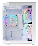 CARCASA  SPACER - gaming, Mini Tower, mATX,  AQUARIUM , fara sursa, sticla securizata, USB 3.0 x 1, USB Type-C x 1, HD-Audio, Jack 3.5mm x 1, PSU shroud, white  SPCS-GC-AQUARIUM-WH