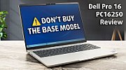 Laptop Dell Pro 16 PC16250, 16 inch 1920 x 1200, Intel Core 5 120U (10 C / 12 T, 1.4 GHz - 5.0 GHz, 12 MB cache, 55 W), 16 GB DDR5, 256 GB SSD, Intel Graphics, Windows 11 Pro, Tastatura English International, Titan Gray